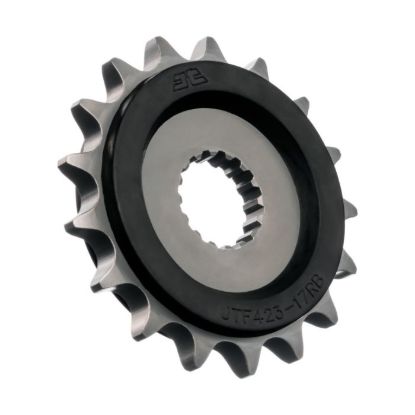 FRONT SPROCKET 17 TOOTH W/ RUBBER BUFFER