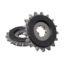 FRONT SPROCKET 17 TOOTH W/ RUBBER BUFFER
