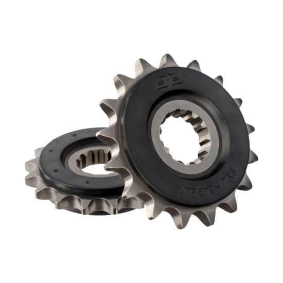 FRONT SPROCKET 17 TOOTH W/ RUBBER BUFFER