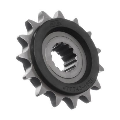 FRONT SPROCKET 15 TOOTH W/ RUBBER BUFFER