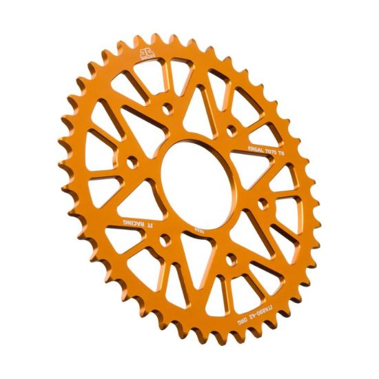 REAR ALLOY SPROCKET ORANGE 42 TOOTH