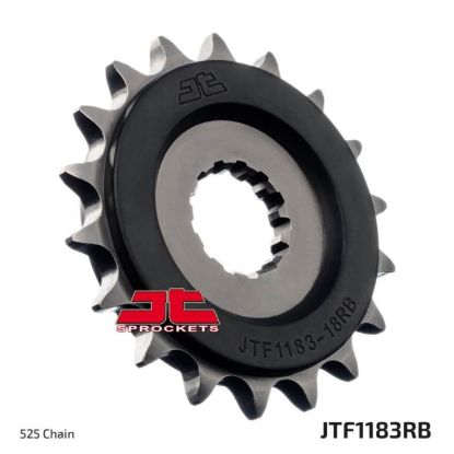 FRONT SPROCKET 18 TOOTH W/ RUBBER