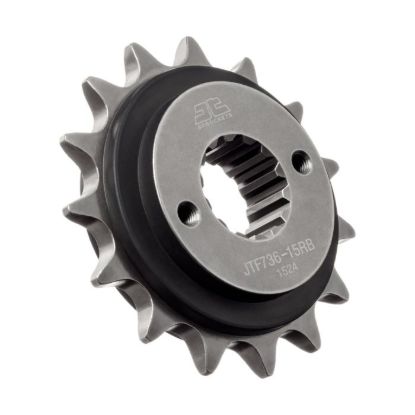 FRONT SPROCKET 15 TOOTH W/ RUBBER