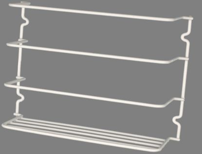 AP PRODUCTS WRAP RACK-WHITE - 004231