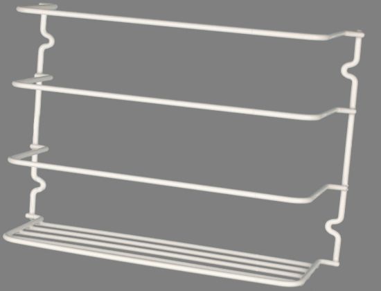 AP PRODUCTS WRAP RACK-WHITE - 004231