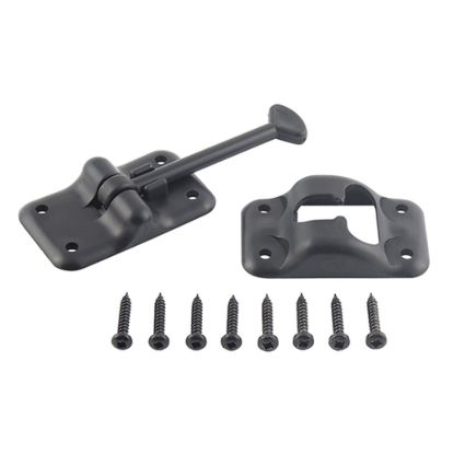 AP PRODUCTS PLASTIC DOOR HOLDBACK 3-1/2 BLACK - 013084BL