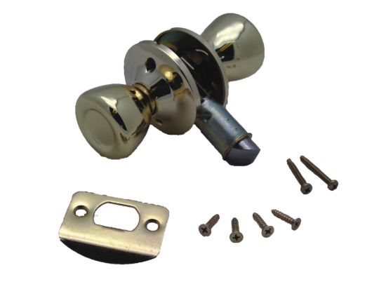 AP PRODUCTS PASSAGE LOCK SET P/BRASS - 013203