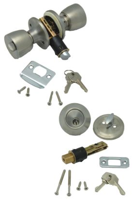 AP PRODUCTS COMBO LOCK SET - PB - 013234