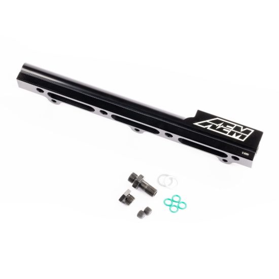 AEM ELECTRON HIGH VOL FUEL RAIL BK ACU - 25100BK
