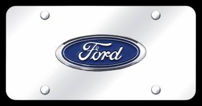 AUTO GOLD FORD NAME CHR/CHR PLATE - FORCC