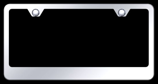 AUTO GOLD ABS 2HOLE PLAIN CHR FRAME - LF462C