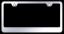 AUTO GOLD ABS 2HOLE PLAIN CHR FRAME - LF462C