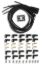 ACCEL S.STCK 8MM STR. BLACK - 4040K