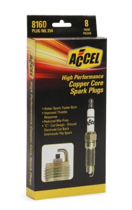 ACCEL PLUGS SPARK PLUG 8PK OF 346 - 8160