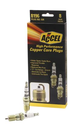 ACCEL PLUGS SPARK PLUG  8-DISPLAY #0526 - 8196