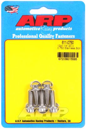 ARP 12 PT 1/4-20X0.750 PK/5 - 6110750