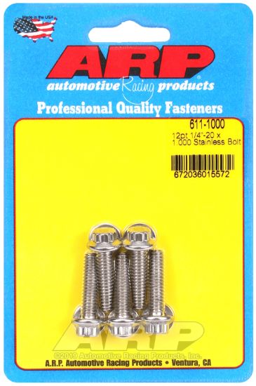 ARP 12 PT 1/4-20X1.000 PK/5 - 6111000