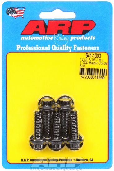 ARP 5/16'-18 X 1.000 12PT BLK - 6411000
