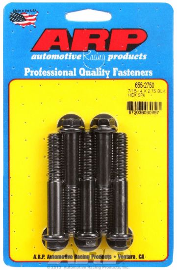 ARP 7/16'-14 X 2.750 HEX 1/2 - 6552750
