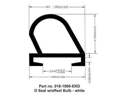 AP PRODUCTS D SEAL  WHITE - 0181069EKD