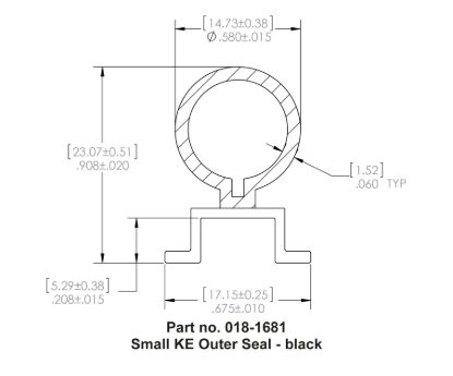 AP PRODUCTS SMALL EK OUTER SEAL 9/10' X 11/16' - 018168135