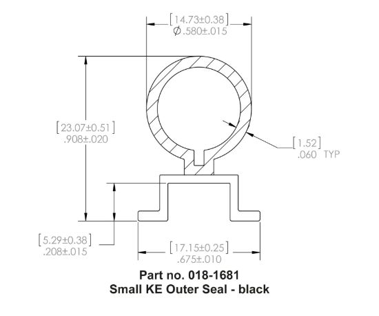 AP PRODUCTS SMALL EK OUTER SEAL 9/10' X 11/16' - 018168135