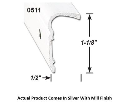 AP PRODUCTS ROOF TRIM MILL 16' EA - 0215110316