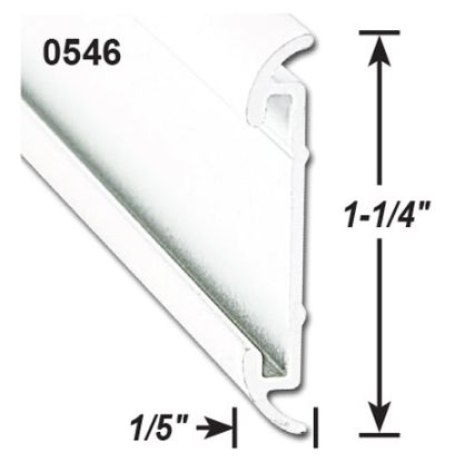 AP PRODUCTS FLAT TRIM W/ BLK 8' EA - 021546028