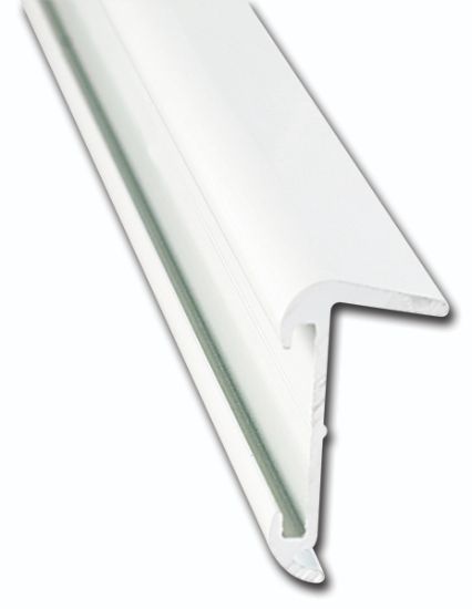 AP PRODUCTS ROOF EDGE P.WHT 8' EA - 021574018
