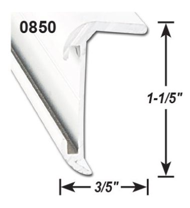AP PRODUCTS CRNR MOLD P.WHT 16' EA - 0218500116