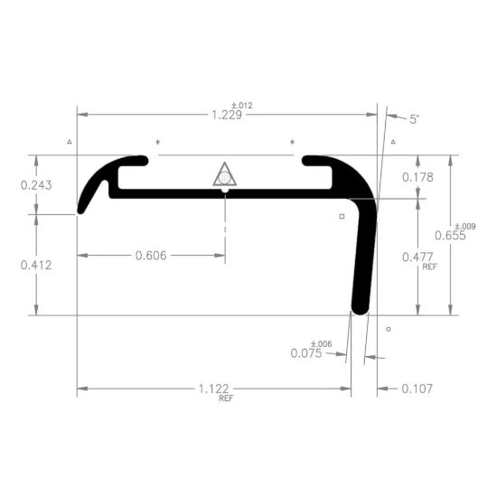 AP PRODUCTS CRNR MOLD MILL 16' EA - 0218500316