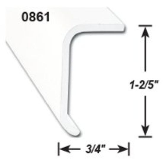 AP PRODUCTS L.LEG NON TRIM BLK 8' EA - 021861028