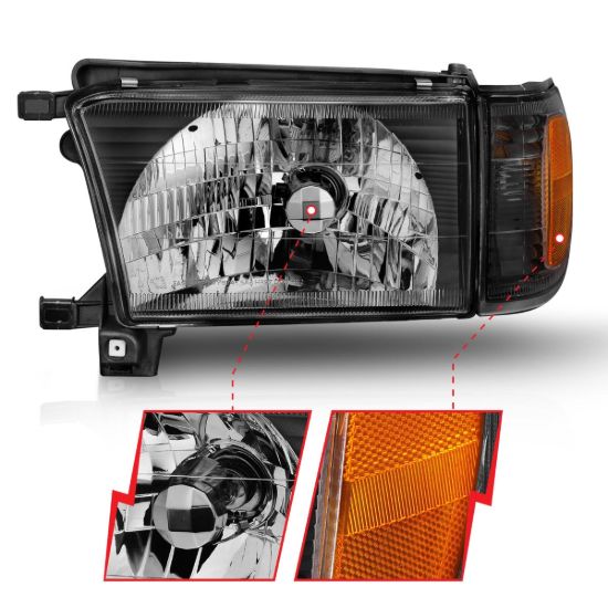 ANZO HL 4RUNNER BLACK 99-02 - 111077