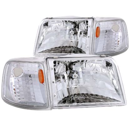 ANZO HL RANGER CLEAR 93-97 - 111119
