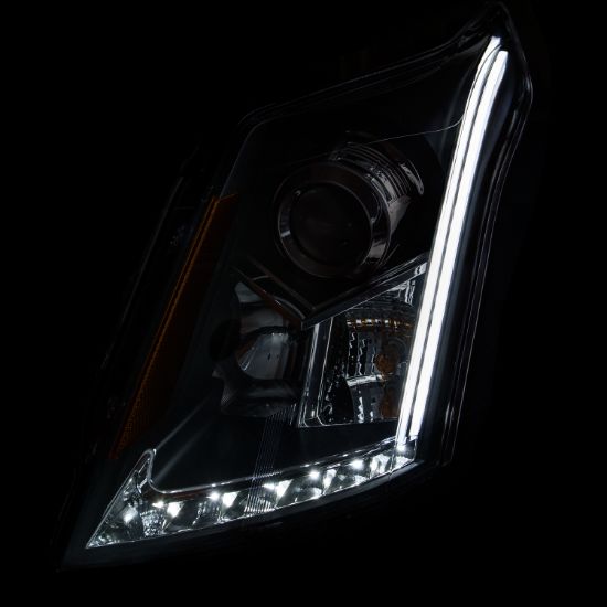 ANZO H.L.SRX BLACK/CLEAR 10-13 - 111308