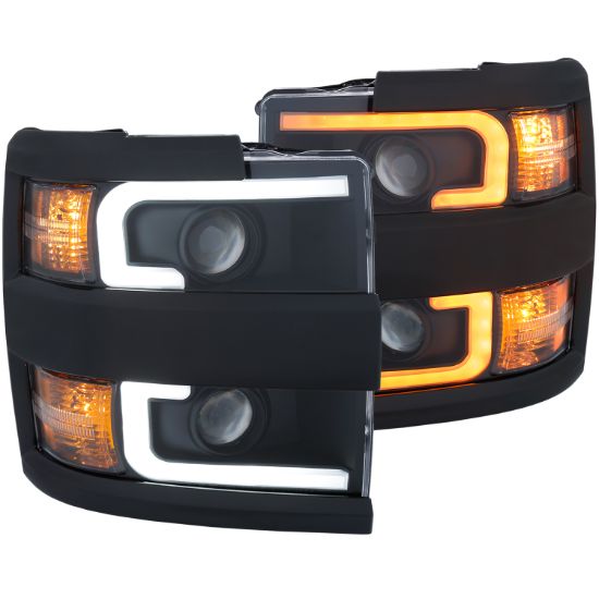 ANZO PROJECTOR HEADLIGHTS W/ PLANK STYLE - 111364