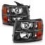 ANZO CRYSTAL HEADLIGHTS BLACK - 111393
