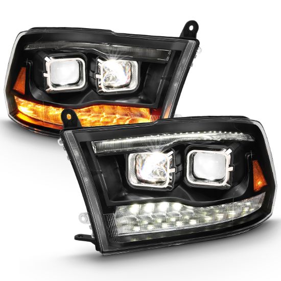 ANZO LED HL RAM 1500-3500 BLACK 09-18 - 111464