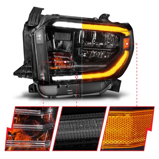 ANZO LED H.L. TUNDRA W/SWITCHB BLK 14-17 - 111531