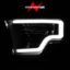ANZO FULL LED HEADDLIGHTS BLACK AMBER - 111539