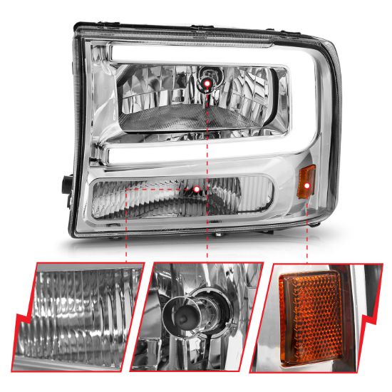 ANZO CRYSTAL HEADLIGHTS - 111550