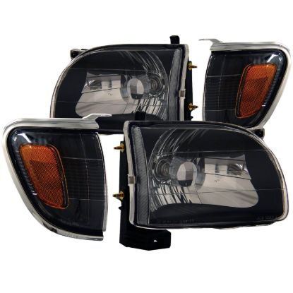 ANZO HL TACOMA BLACK 01-04 - 121190