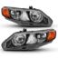 ANZO CRYSTAL HEADLIGHT SET; CLEAR LENS; - 121547