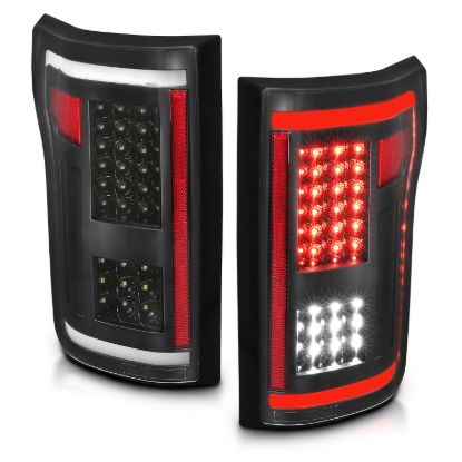 ANZO LED TAILLIGHTS BLACK - 311285