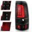 ANZO LED TAILLIGHTS PLANK STYLE  BLACK W - 311333