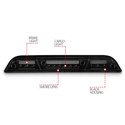 ANZO THIRD BRAKE LIGHT ASSEMBLY; LED; SM - 531112