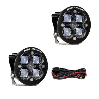 BAJA DESIGN SQUADRON-R SAE LED AUX LIGHT CLEAR - 247802