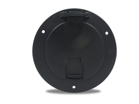B&B MOLDERS DLX RND ELEC CBL HATCH W/BK - 94330