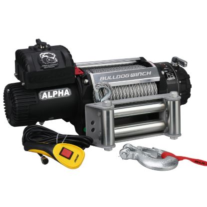 BULLDOG WINC 15000LB ALPHA TRUCK WINCH  WIRE ROP - 10047