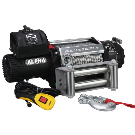BULLDOG WINC 15000LB ALPHA TRUCK WINCH  WIRE ROP - 10047